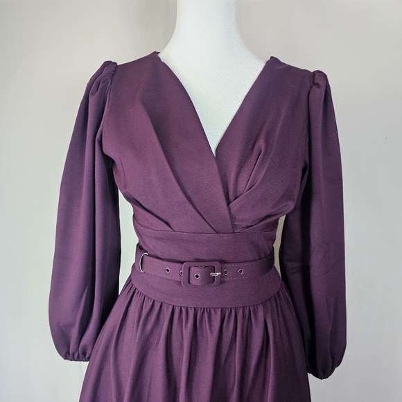 Vixen by Micheline Pitt Dess In Plum Size‎ XS - Picture 5 of 11